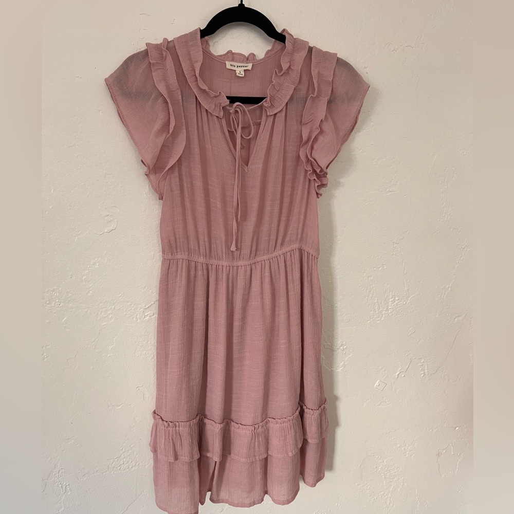 Dusty pink dress